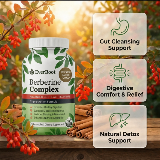 EverRoot™ Gut Reset Complex with Berberine, Ceylon Cinnamon, and Chromium